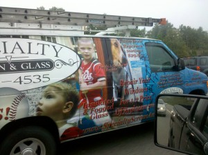 Vehicle Wrap Designs 3 Love the concept, if only they had read this before printing their wrap!